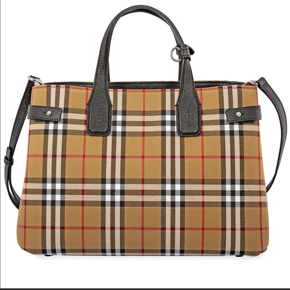 Burberry NEW Medium Banner in Vintage Check